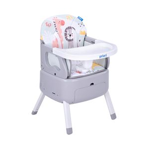 Silla Comedor Bebé 3 En 1 Bony Gris Priori