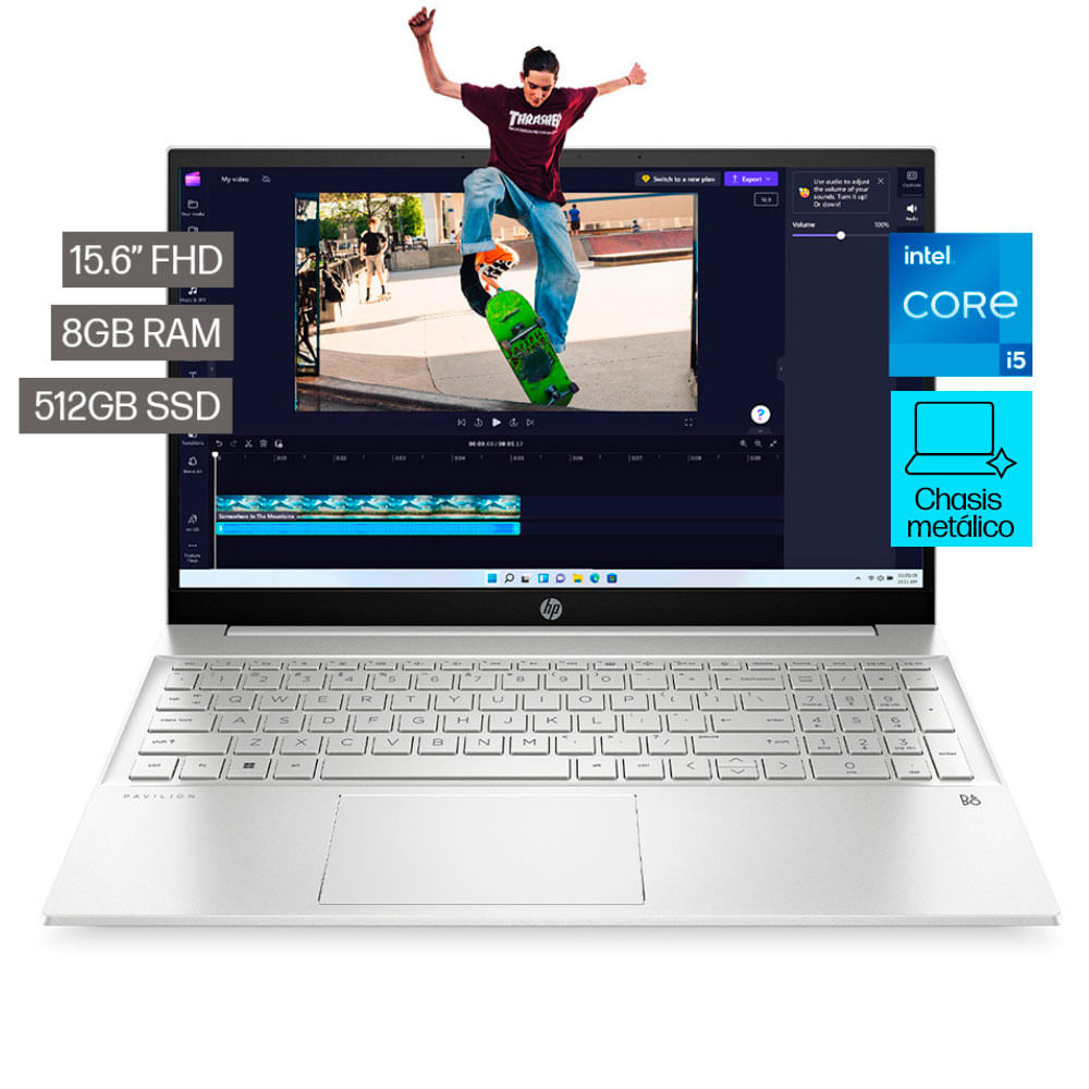 Computador Portátil HP Pavilion 15.6"" 15-EG2519LA Intel Core i5 8GB 512GB Gris