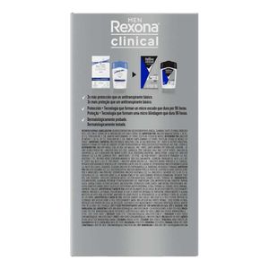 Desodorante Rexona en Crema Hombre Clinical Solid Clean x48g