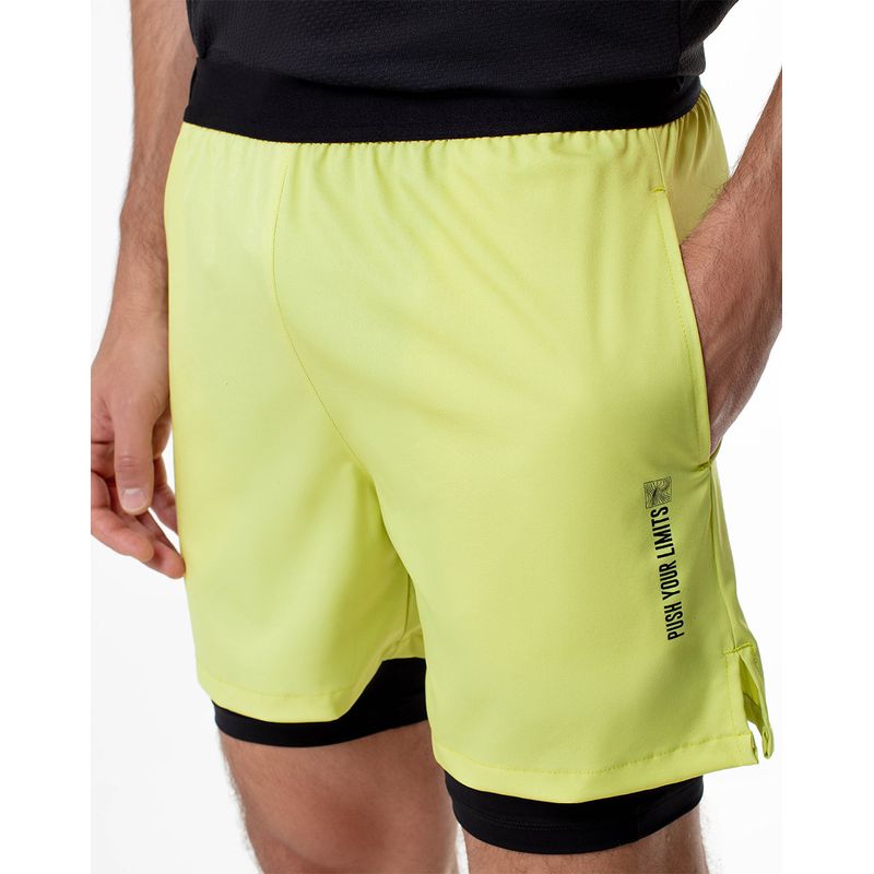 Pantaloneta Deportiva Con Ciclista Interno Masculino Speedway Gef