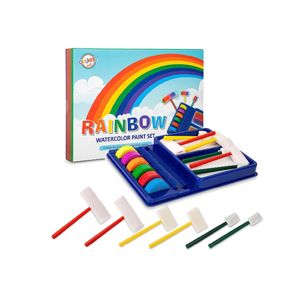 Juego De Pinturas De Colores Lavable Rainbow Art