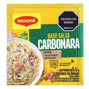 Base para pastas Salsa Carbonara Maggi x50g