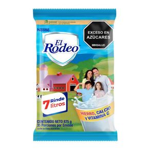 Leche en polvo El Rodeo azucarada bolsa x875g