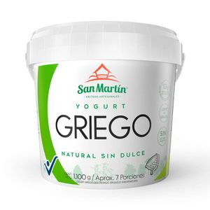 Yogurt griego San Martin natural sin dulce x1100g