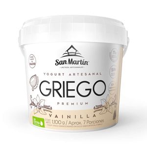 Yogurt griego San Martin Premium vainilla x1100g