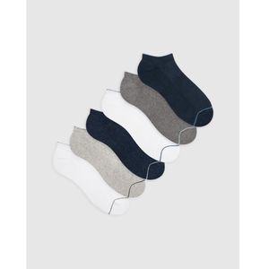 Medias Deportivas Tobilleras Masculino Cizeta X6 Punto Blanco