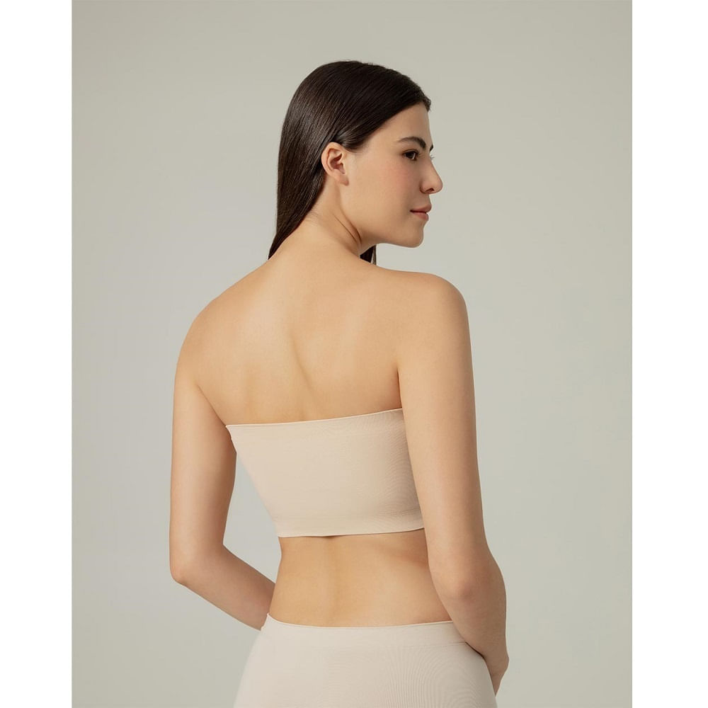 Top Strapless Ajumm Mujer S BLANCO