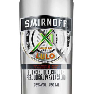 Vodka Smirnof x1 Lulo saborizado listo para tomar x750ml