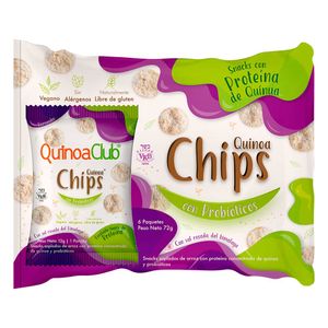 Snacks Quinoaclub quinoa chips x6und x12g c-u