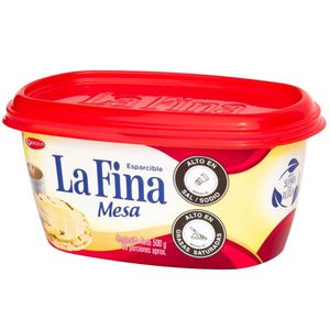 Margarina La Fina Mesa con sal esparcible x500g