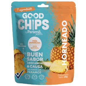 Pasabocas Good Chips piña sin aceite x28g
