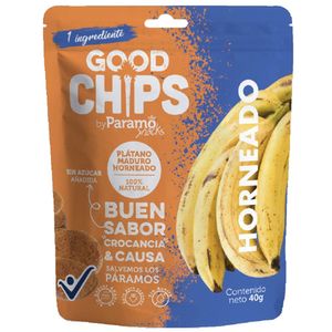 Platano Good Chips maduro sin aceite x40g