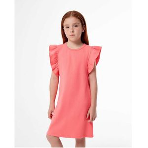 Vestido Corto En Algodón Kids Femenino Luzoy Kd Gef