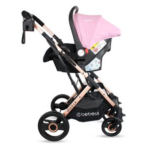 Coche Travel System Gold Lx Bebesit Rosado