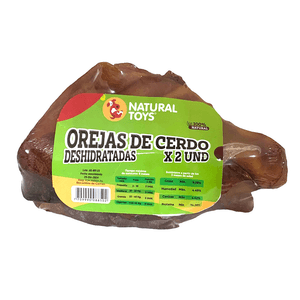 Snack Para Perro Natural Toys Orejas De Cerdo Naturales