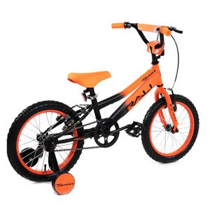 Bicicleta Niño Tierra 16" Negro/Naranja Rali