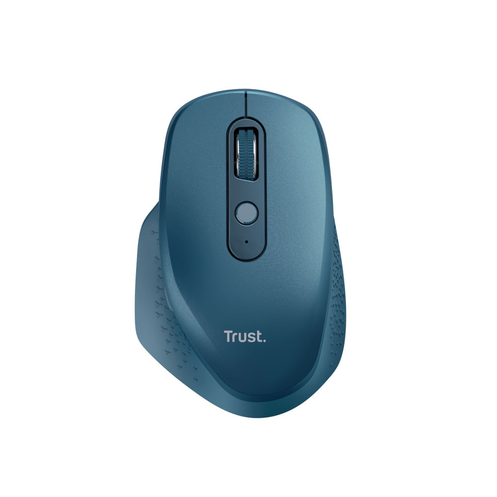 Mouse Trust Ozaa Inalámbrico Azul Recargable