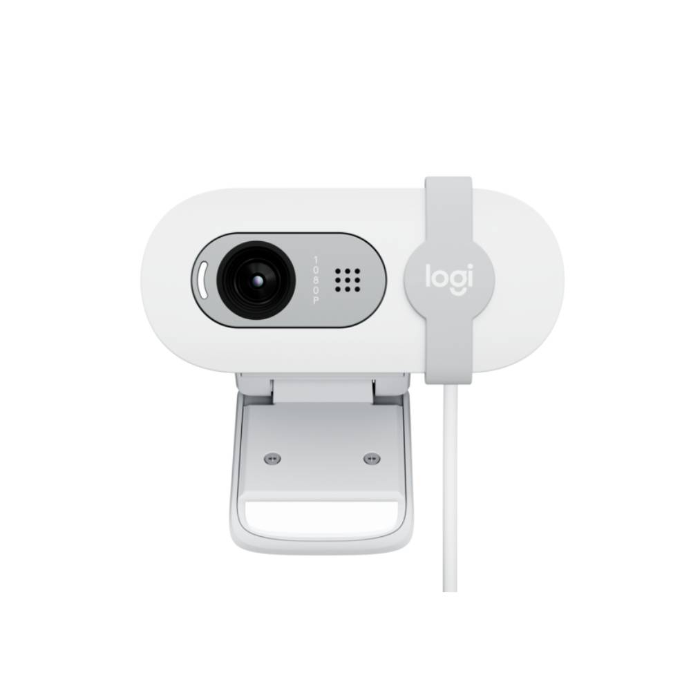 Cámara Web Logitech Brio 100 Blanco Full Hd1080P USB