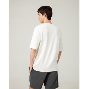 Pantaloneta Larga En Algodón Masculino Xigo Punto Blanco