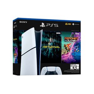 Consola PlayStation 5 Slim Digital + Voucher Juego Returnal + Voucher Juego Ratchet + Control