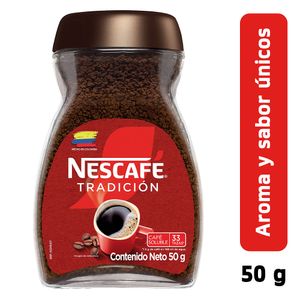 Café Nescafé Tradición instantáneo x50g