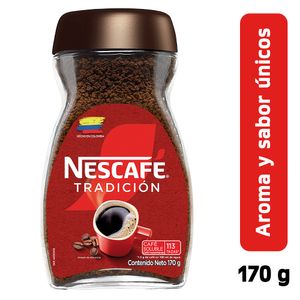 Café Nescafé Tradición instantáneo x170g