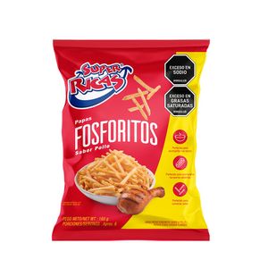 Papas Super Ricas Fosforitos Sabor a Pollo x160g