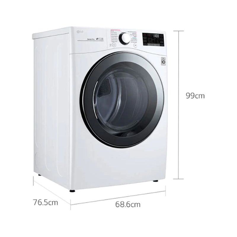 Secadora carga frontal Lg tUrbo steam 22kg Tiendas Metro