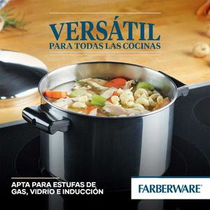 Olla con Tapa 3.8L Acero Inoxidable Farberware