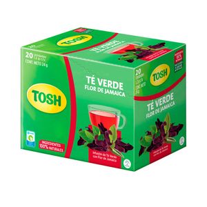 Te Verde Tosh Sabor Flor Jamaica x20und x24g