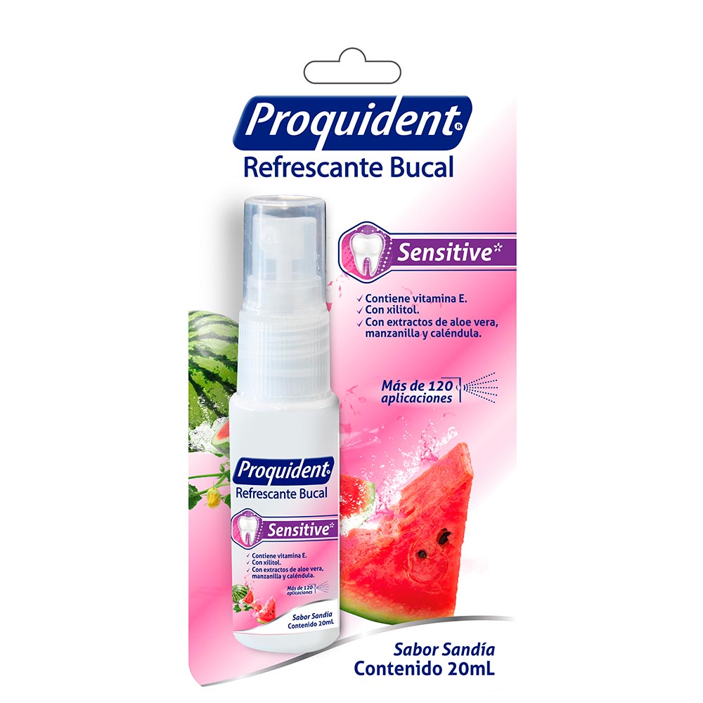 Refrescante Proquident Bucal Sensitive Sandia x20ml - Tiendas Metro