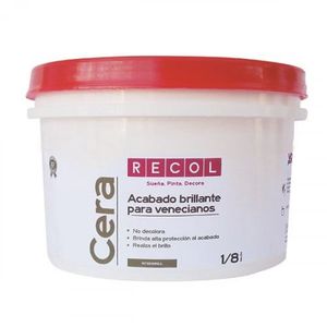 Cera Natural Acabado Brillante Venecianos x1/8gal