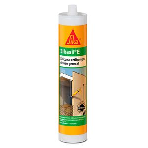 Sellador para exteriores superficies no porosa sikasil E negro x280ml Sika