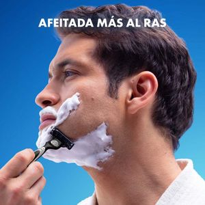 Gillette Mach 3 Cuchilla de Afeitar Hombre 1 Und + 2 Repuestos