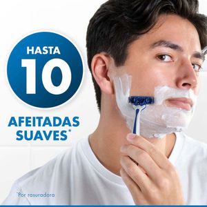 Cuchilla de Afeitar Gillette Prestobarba 3 Máquina de Afeitar x2und