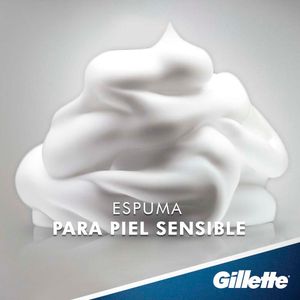 Espuma de afeitar Gillette Prestobarba Sensitive para piel sensible x155ml