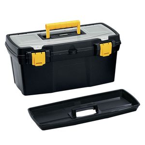 Caja Herramienta 19" Apilable Plástica negro Rimax