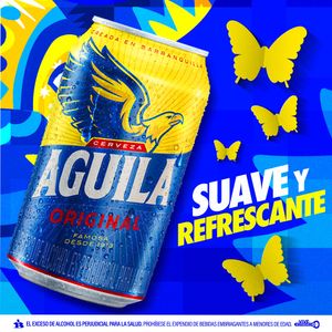 Cerveza Aguila Original lata x6und x330ml c-u