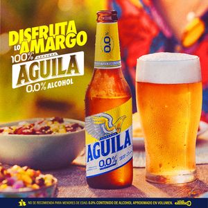 Cerveza Aguila 0,0% lata x6unds x330ml