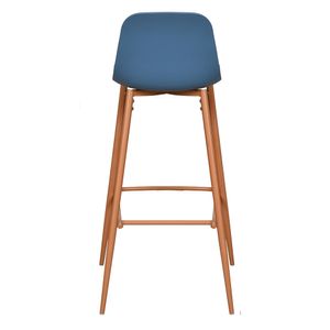 Silla para bar 37x46x102 azul