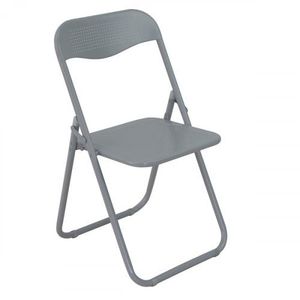 Silla plegable de metal 44x45x80cm Holes gris M+Design