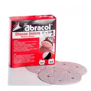 Disco 5" #150 Velcro Rojo