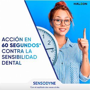 Crema Dental Sensodyne rápido alivio blanqueador alivio de la sensibilidad dental x100g