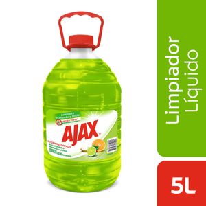 Limpia Pisos Ajax Bicarbonato Naranja Limón x5L