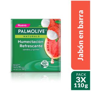 Jabón Palmolive Watermelon & Lychee x3und x110g c-u