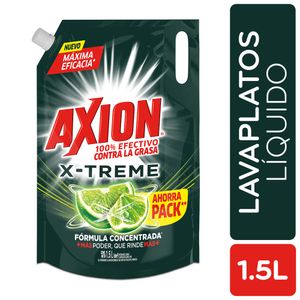 Lavaplatos Liquido Axion Xtreme Doypack x1.5L