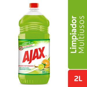 Limpia Pisos Ajax Bicarbonato Naranja Limón x2L