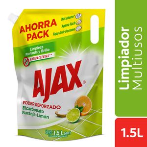 Limpia Pisos Ajax Bicarbonato Naranja x1.5L