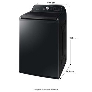 Lavadora Samsung Carga Superior 22kg WA22B3554GV1CO Negro