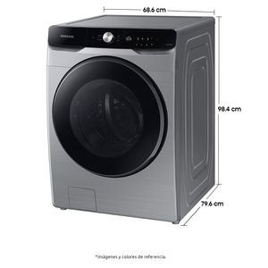 Lavadora Samsung Carga Frontal 22Kg WF22C6400AP/CO Gris